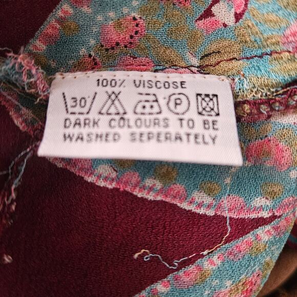 Free Paris Sheer Maxi Dress Size 2 - Picture 4 of 4